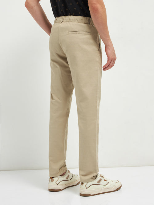 Khaki Casual Traveler Trouser