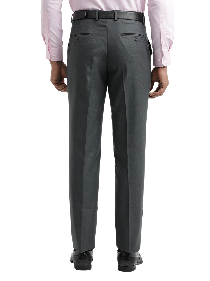 mens grey formal trousers