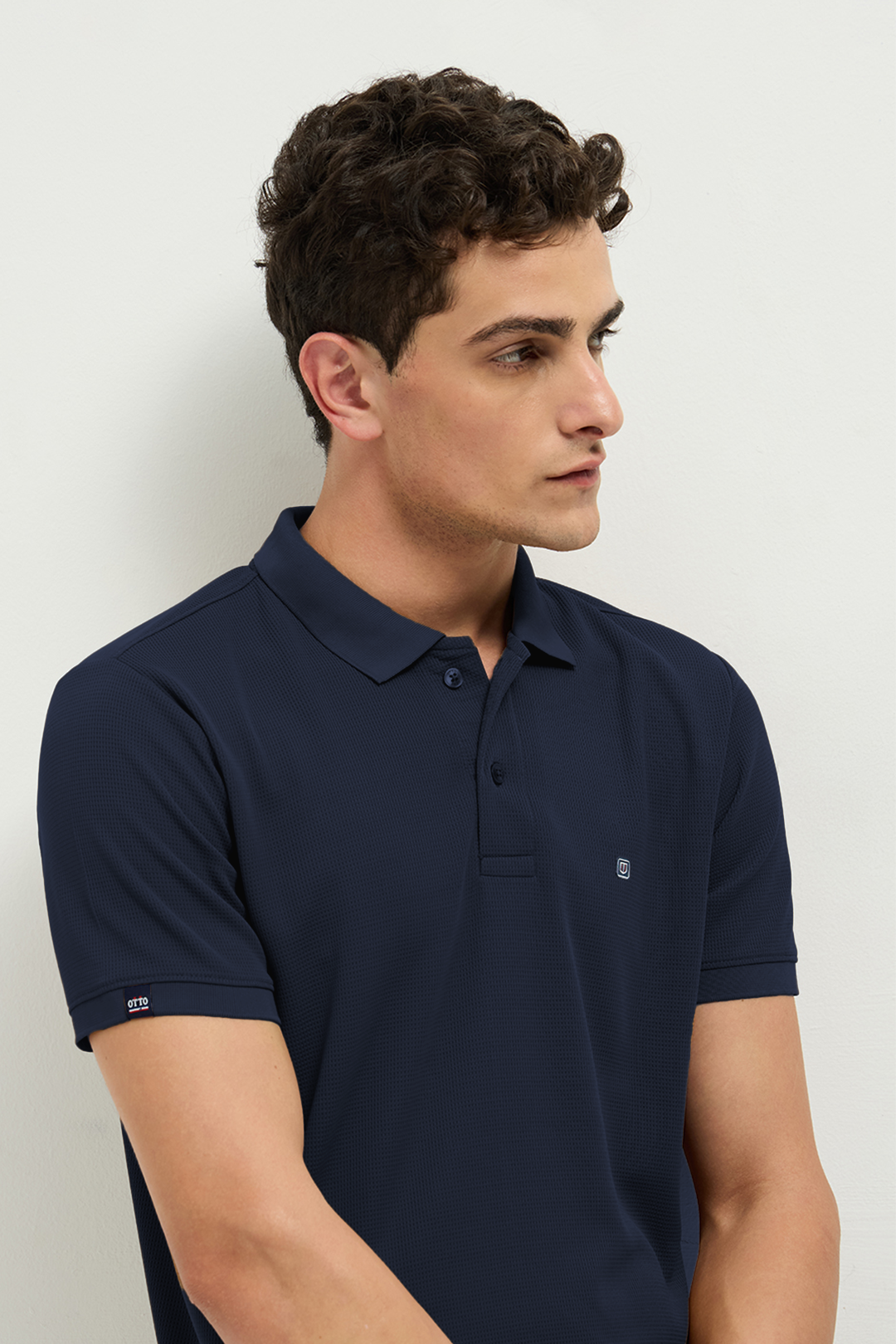 mens navy polo t shirt