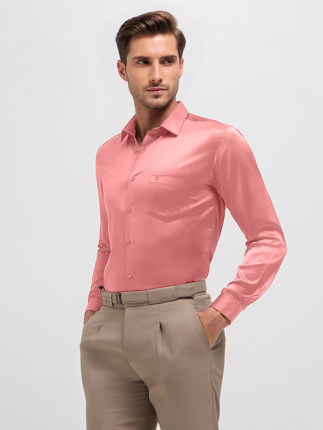 mens peach shirt