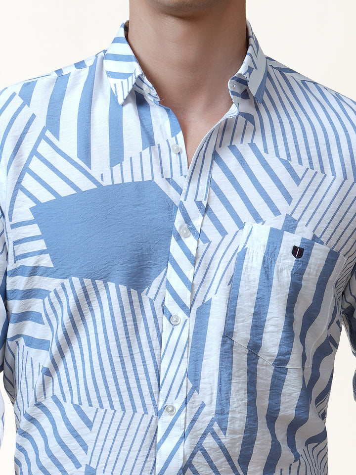 mens casual printed shirts