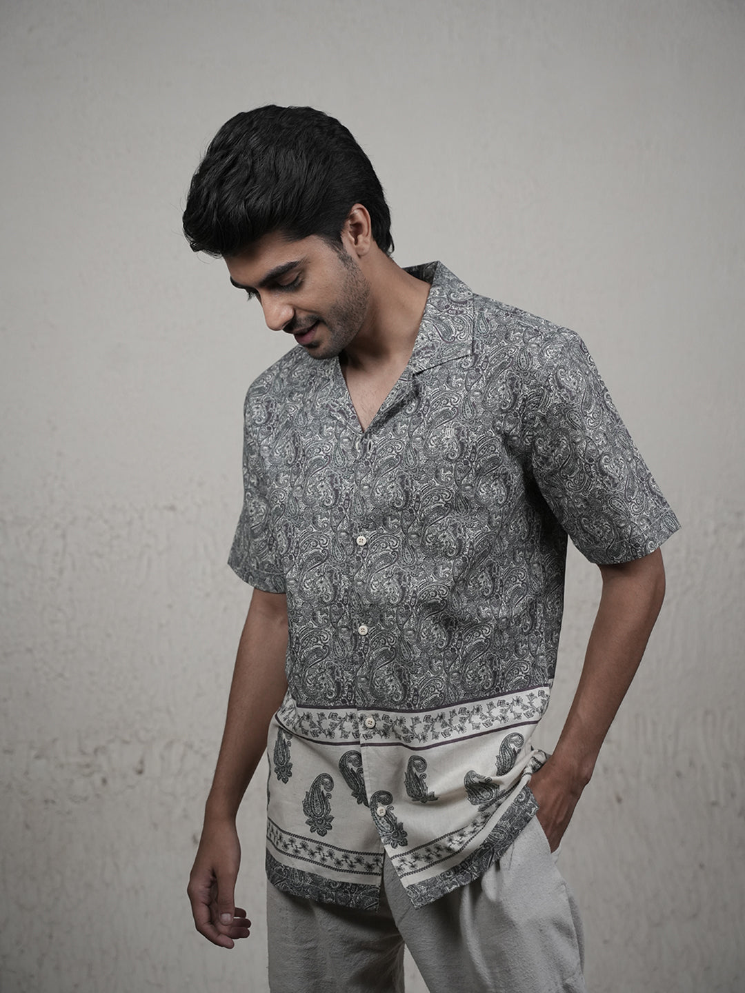 mens casual printed shirts