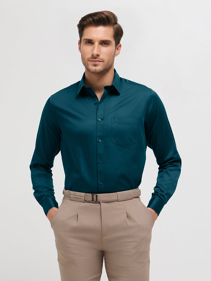 mens teal green shirt