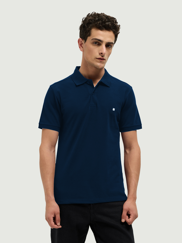 navy polo shirts