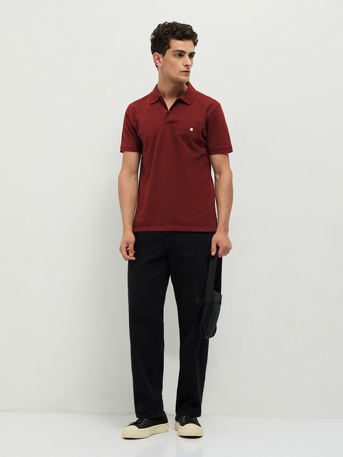 Polo T-Shirt Maroon
