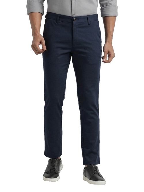 Navy Casual Core Trousers