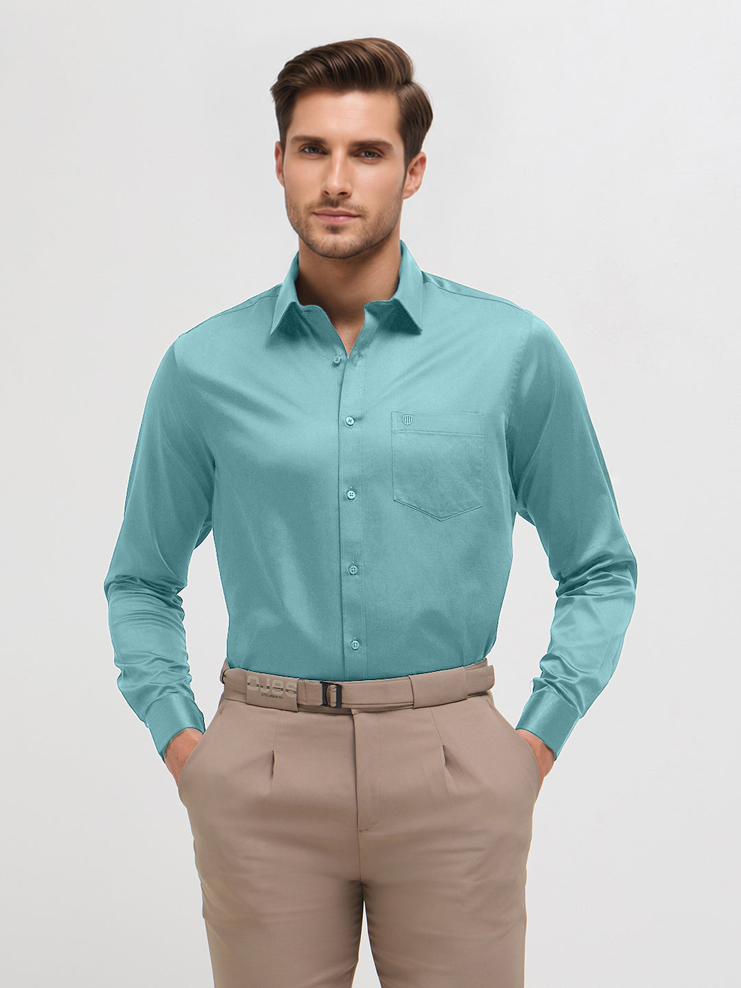 ocean blue mens shirts