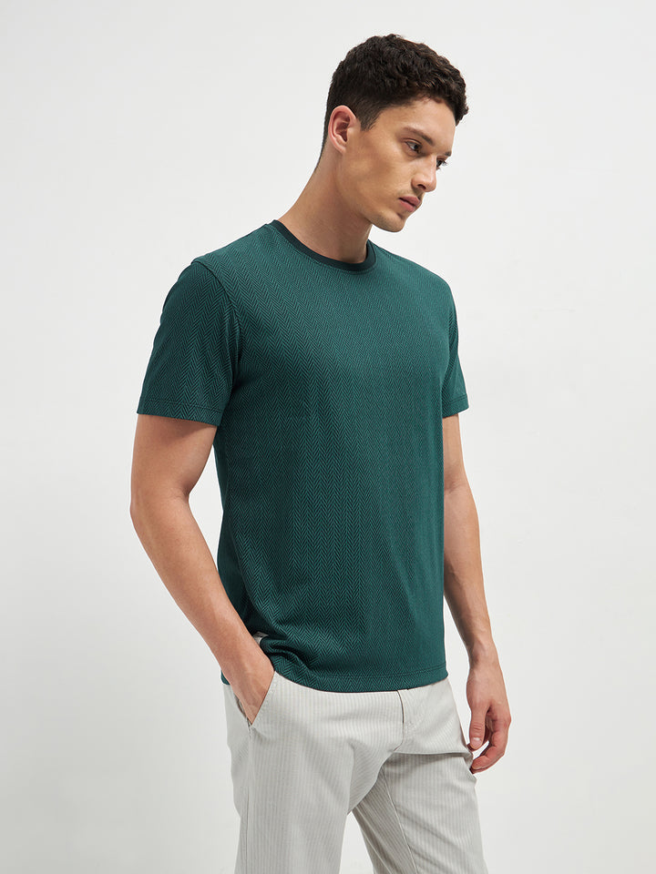 olive crew neck