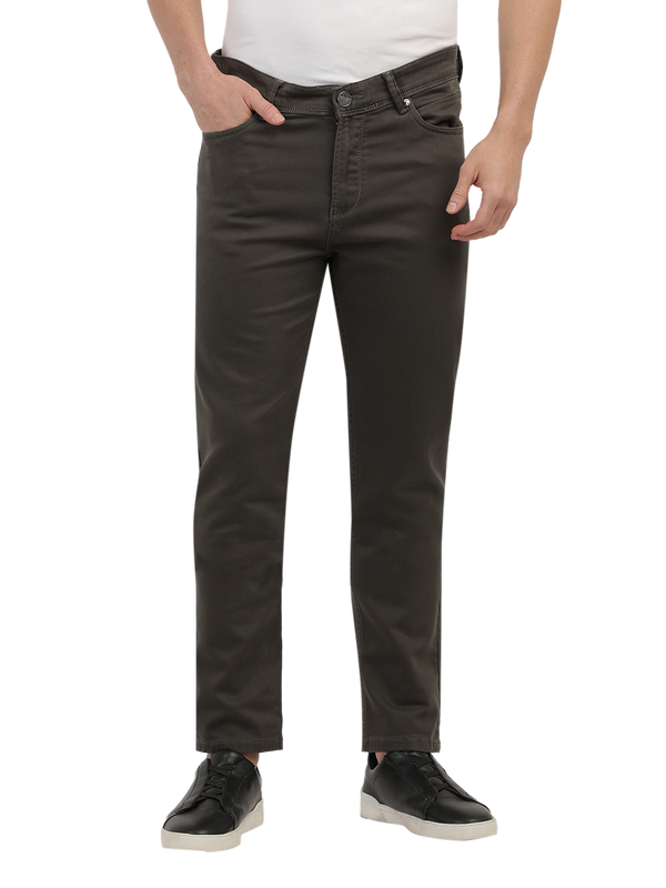 Olive Denim Core Trousers