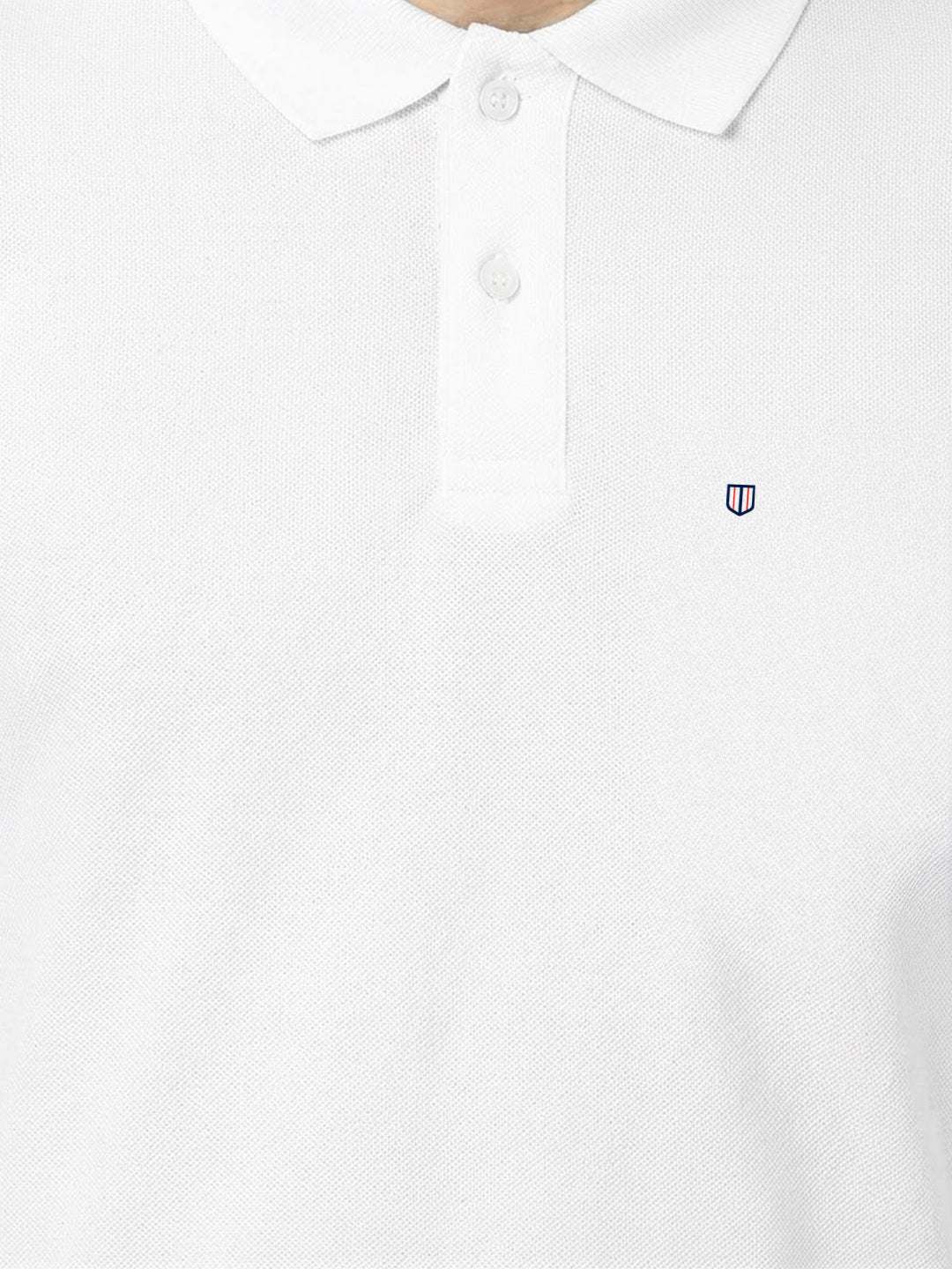 plain white polo t shirt