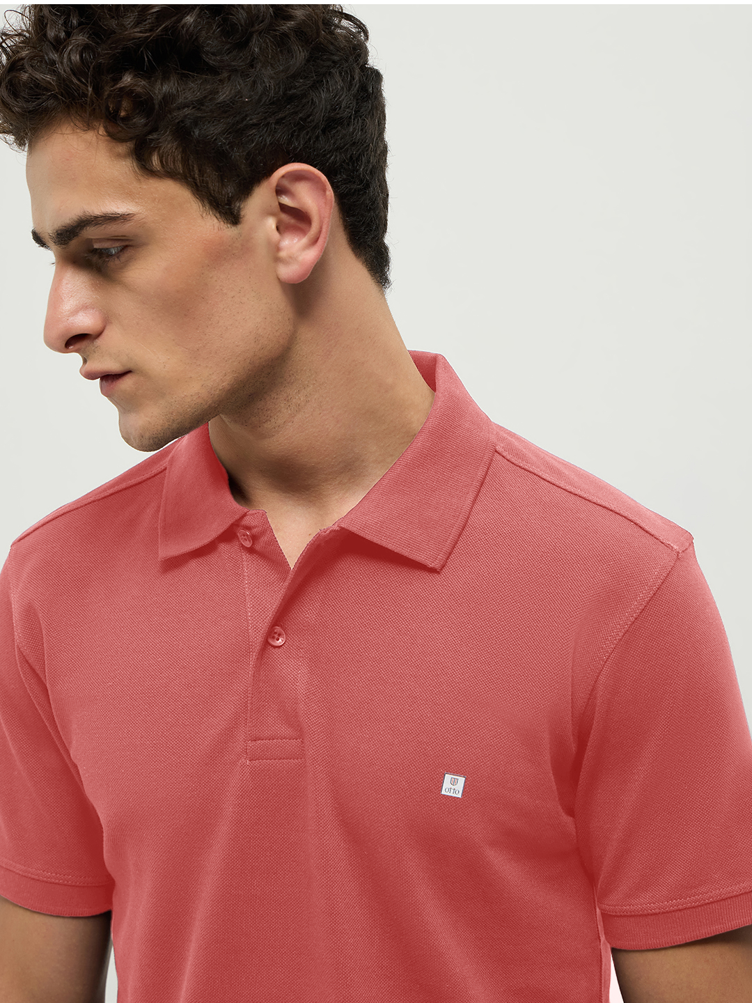 polo neck t shirt