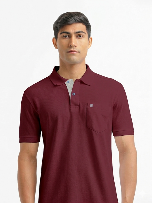 Maroon Polo T Shirt