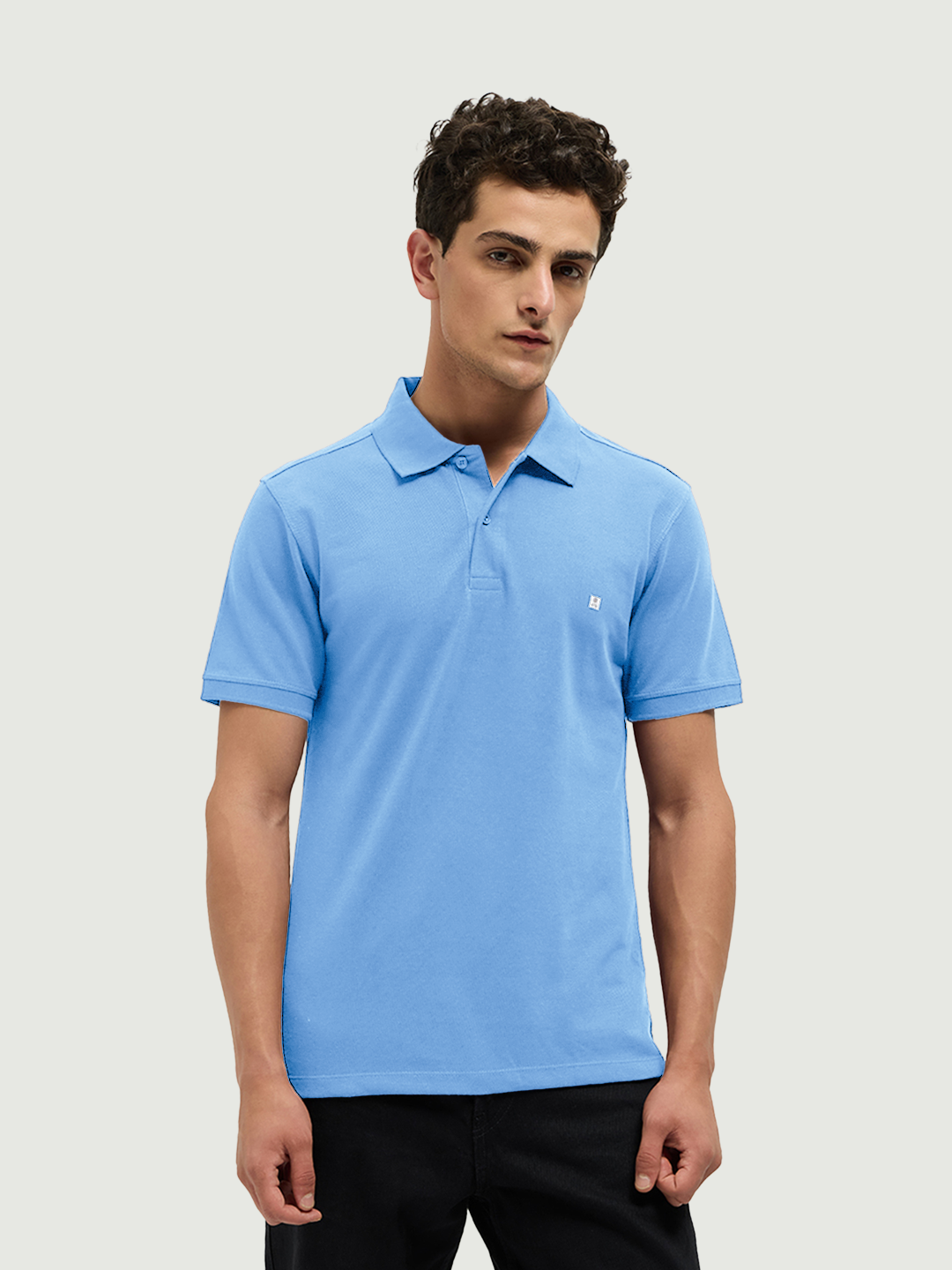 polo t shirt blue