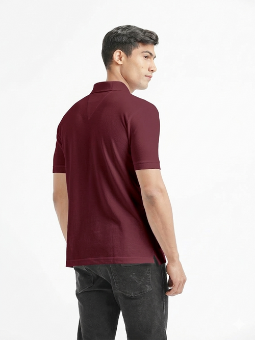 Maroon Polo T Shirt