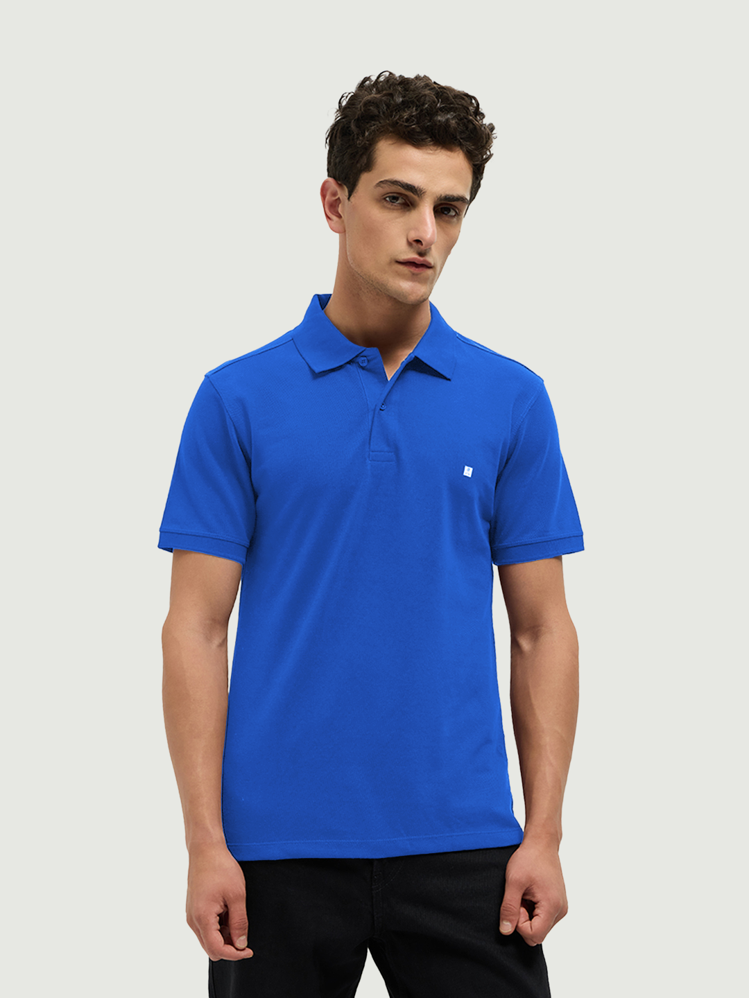 polo t shirt royal blue