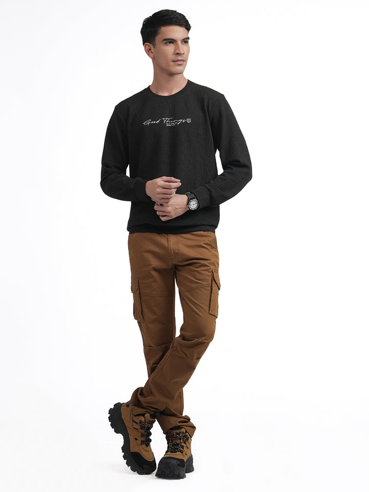 black t shirt branded