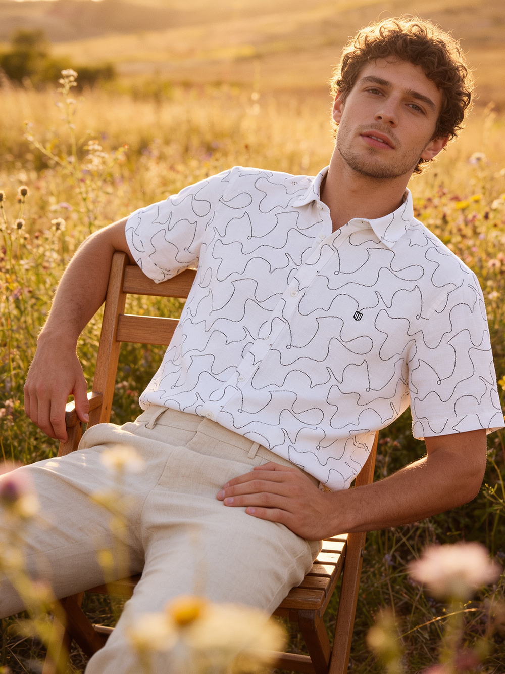 printed casual shirt