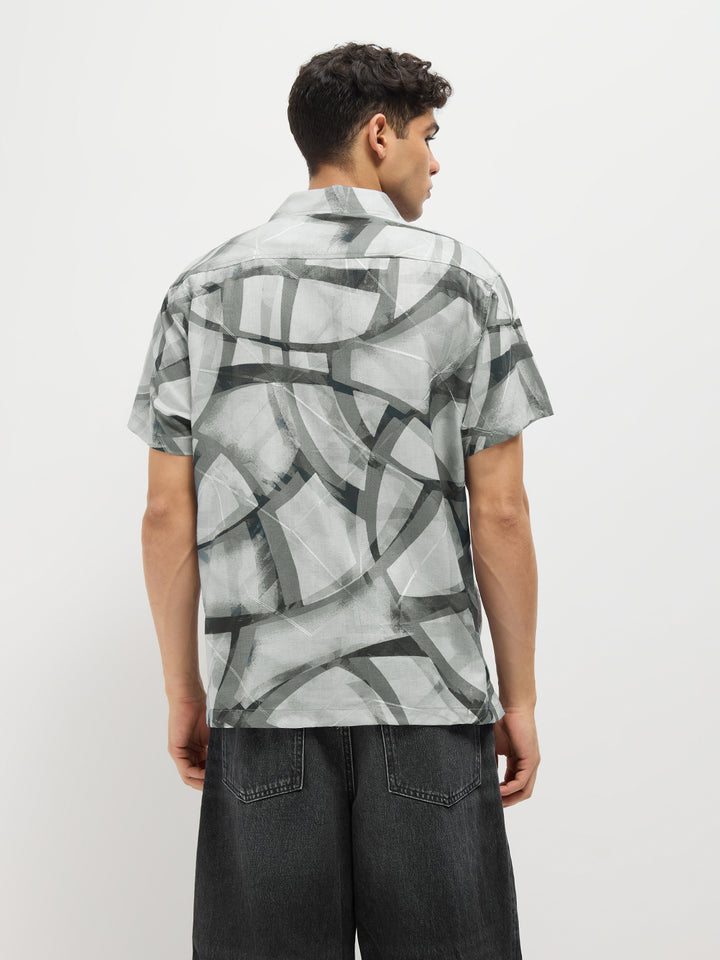 printed casual shirt