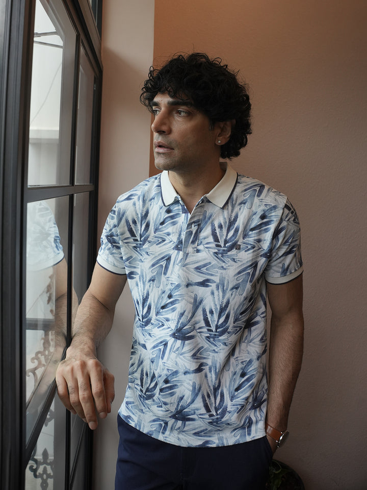 printed polo t shirts