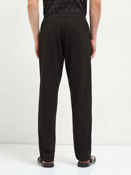Black Casual Traveler Trousers