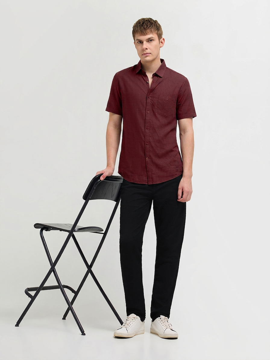 red velvet shirt mens