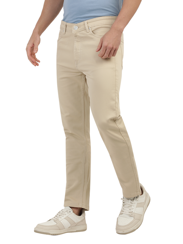 Fawn Denim Core Trousers