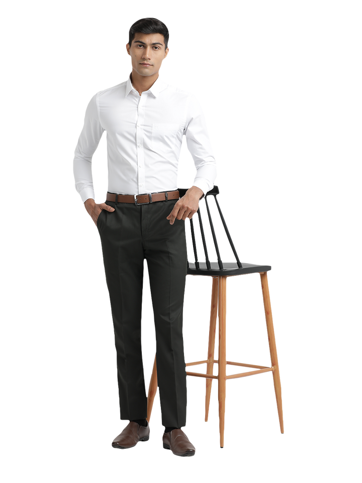 regular fit trousers