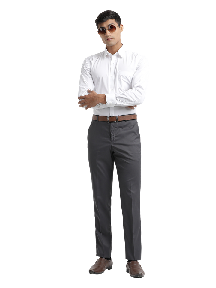 regular fit trousers
