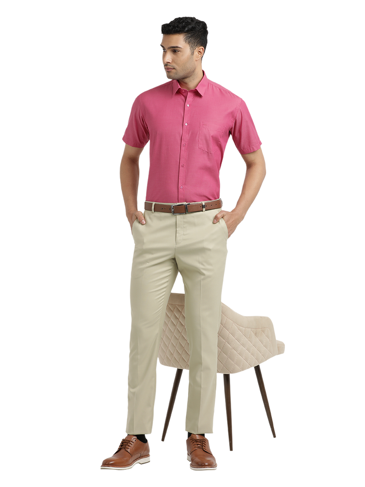 regular fit trousers