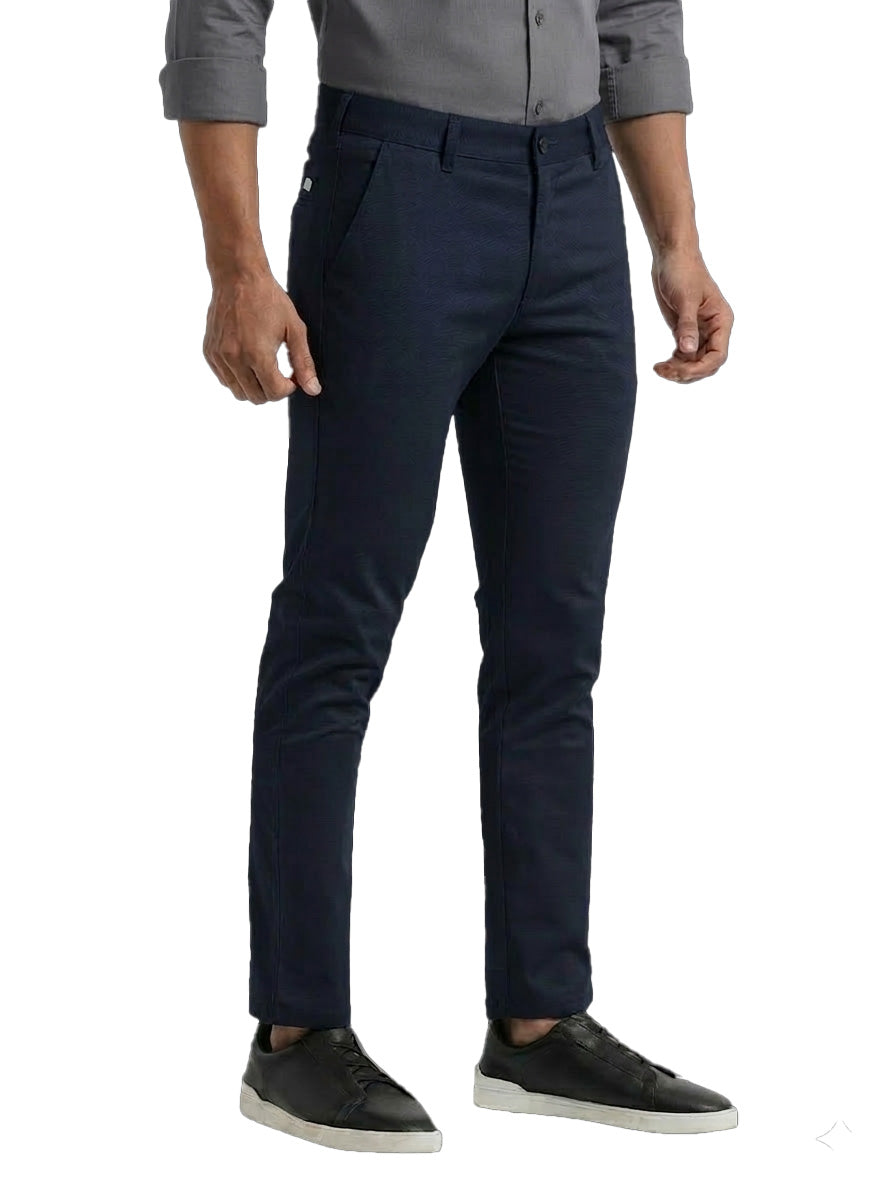 relaxed fit formal trousers