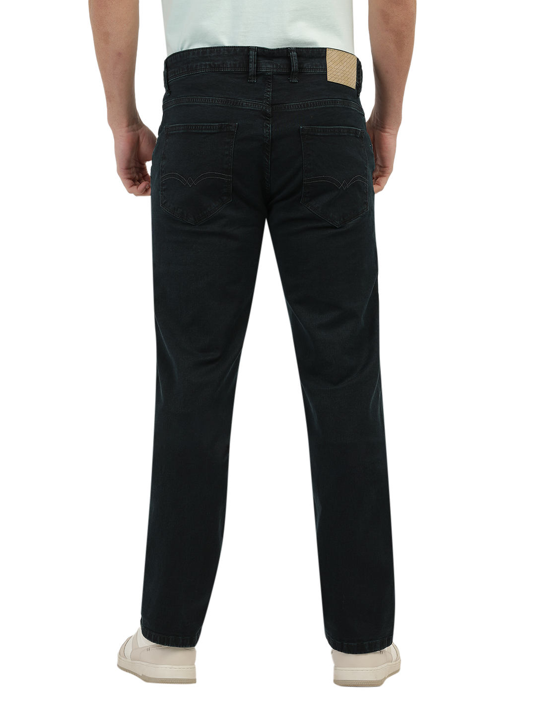 relaxed fit formal trousers