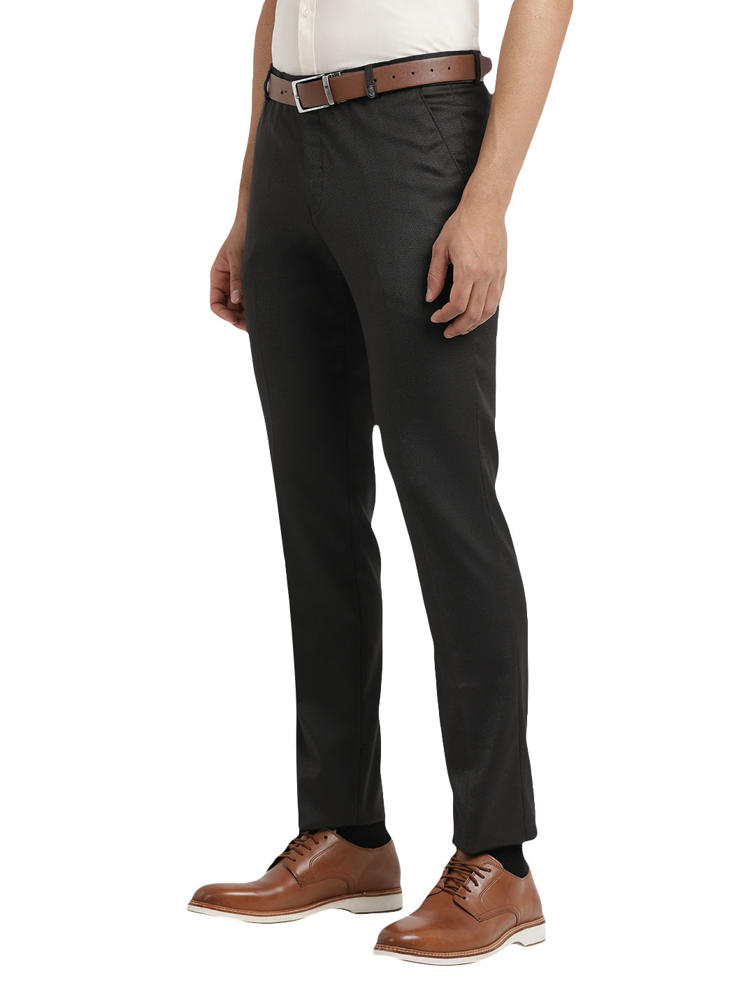 relaxed fit formal trousers