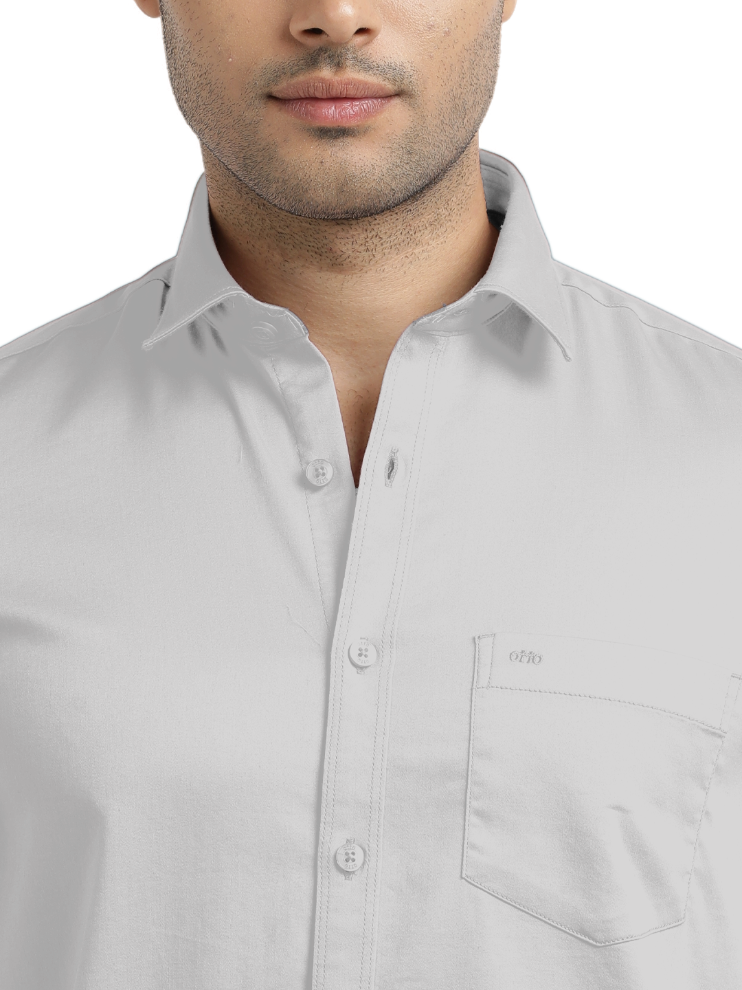 satin formal shirt