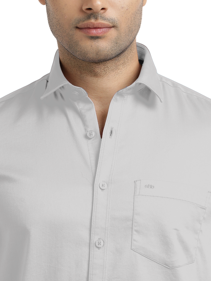 satin formal shirt