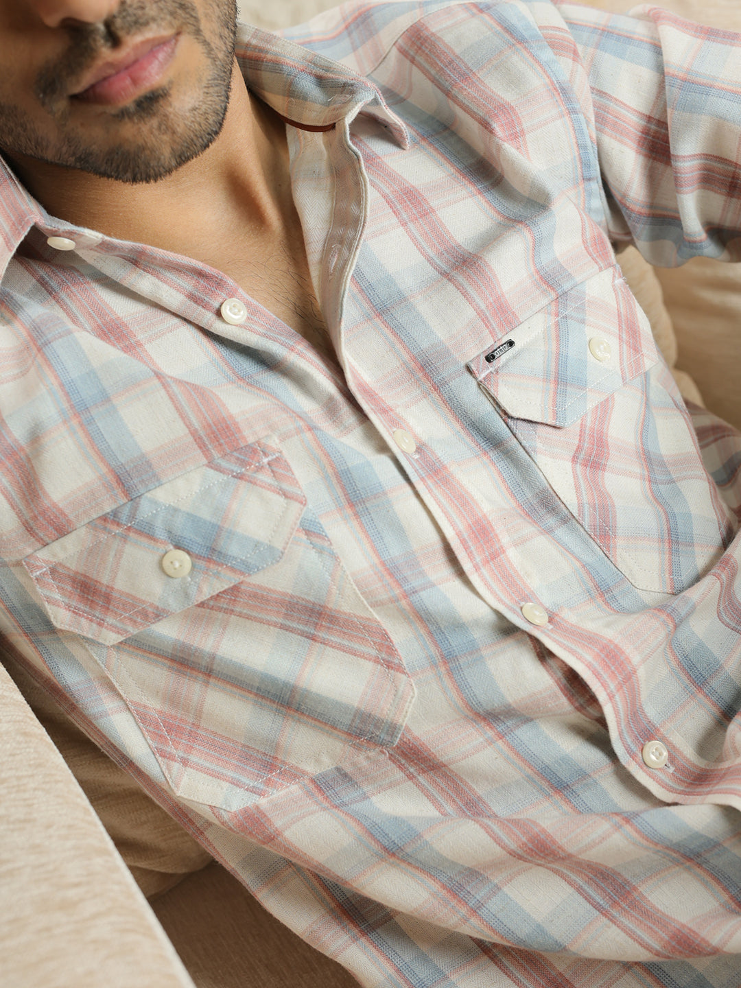 semi casual shirts for men
