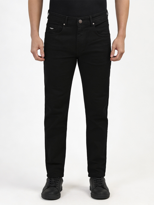 Charcoal Black Denim Trousers