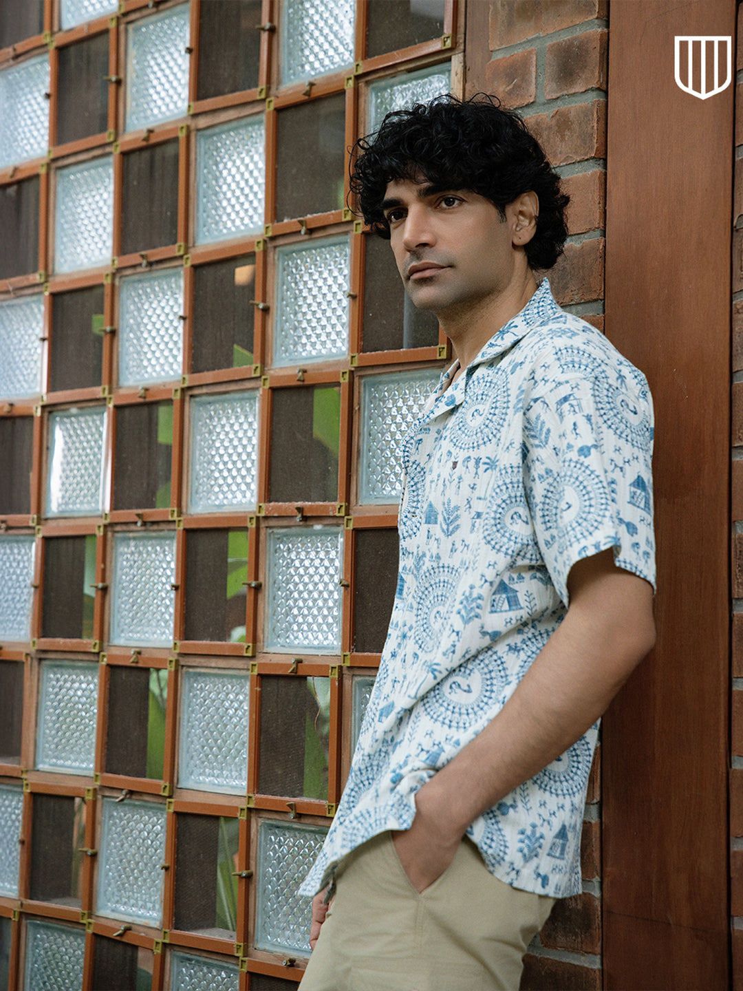 sky blue casual shirt