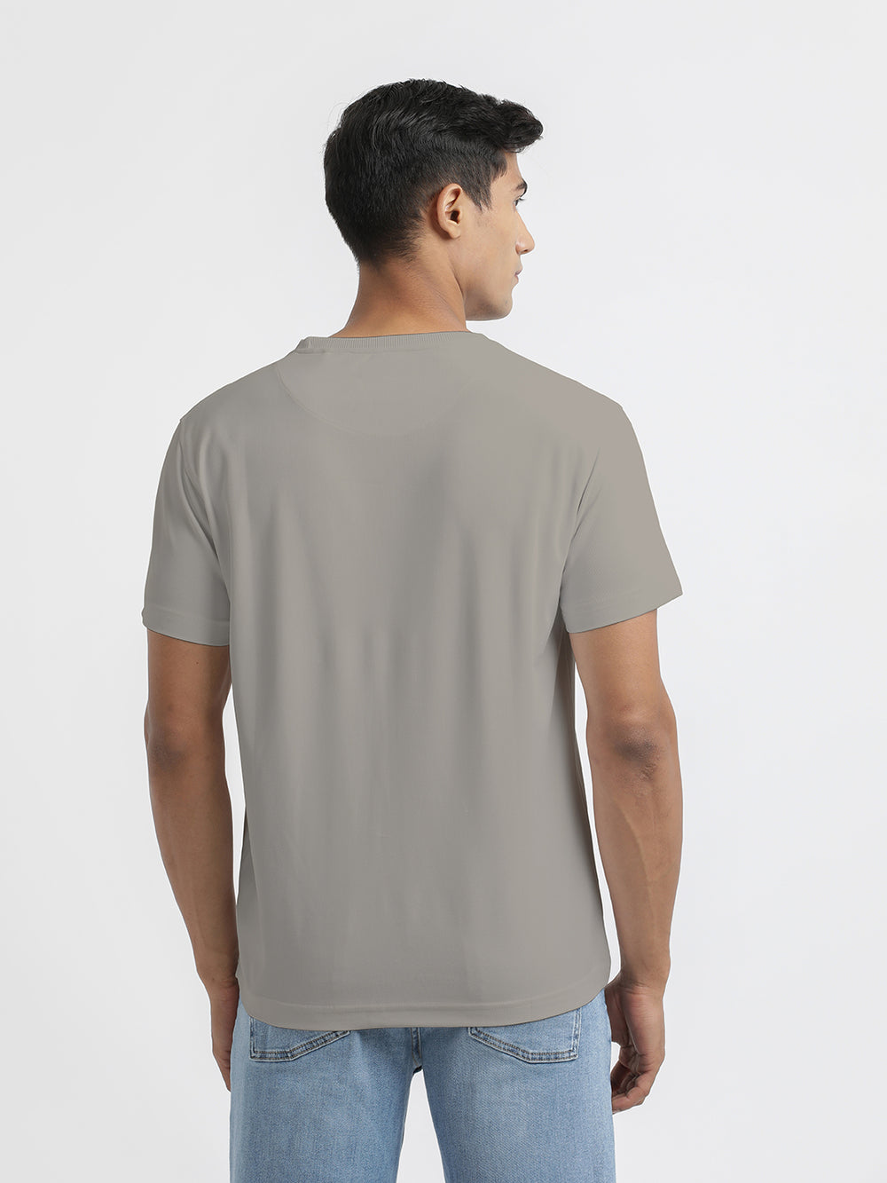 slim fit crew neck t shirt