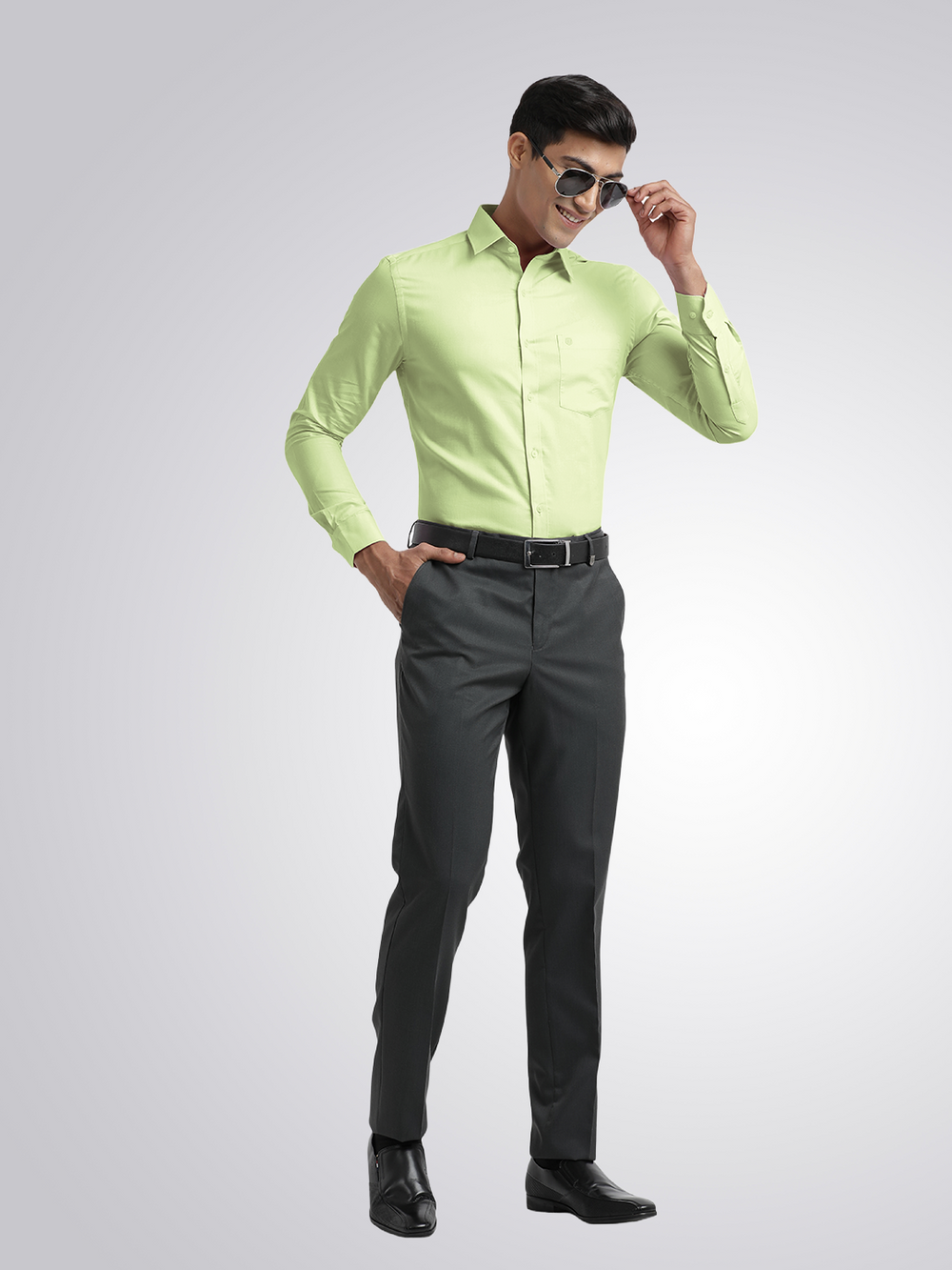 slim fit formal shirts for men