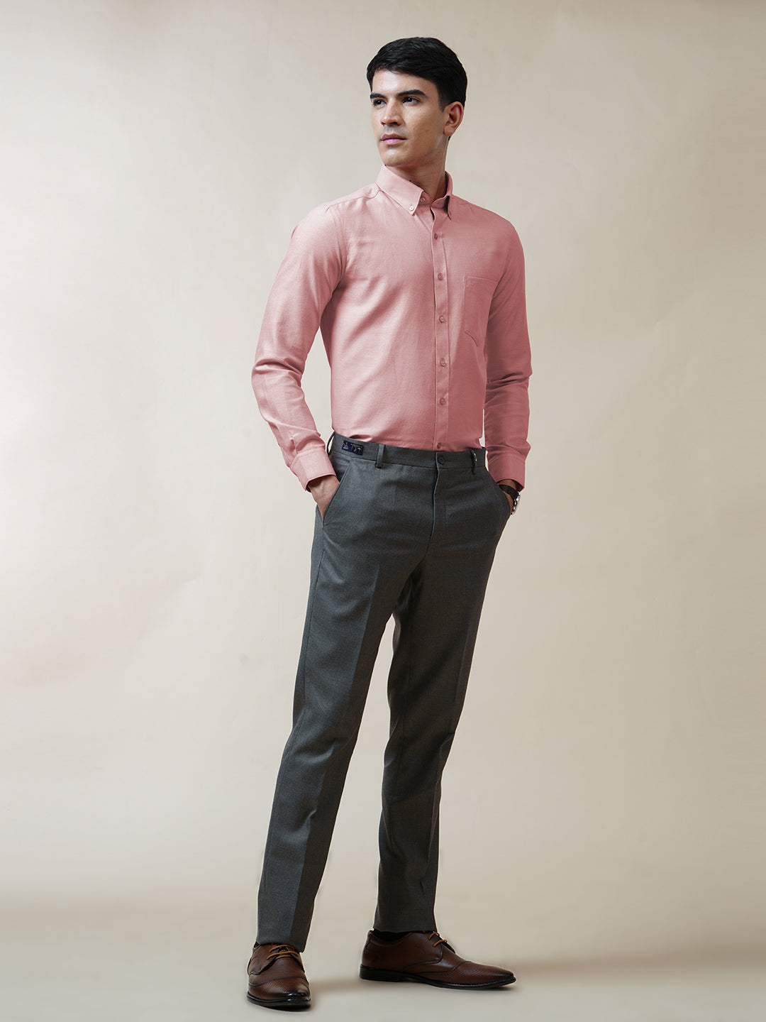 slim fit formal shirts for men