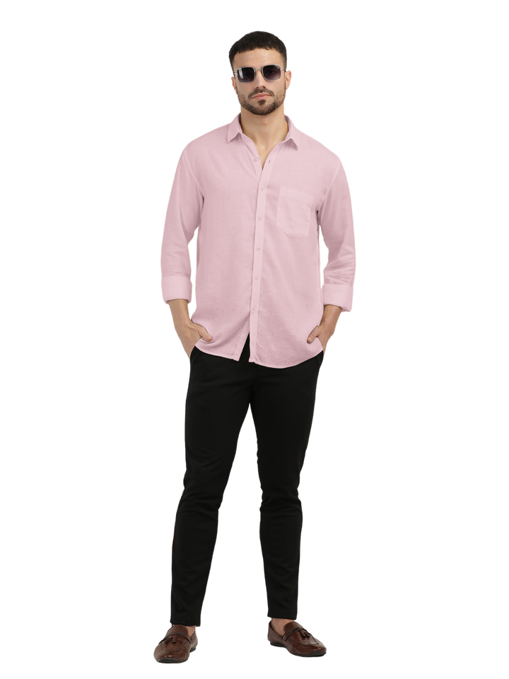 solid casual shirts