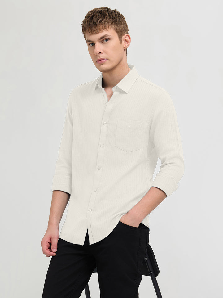 solid casual shirt