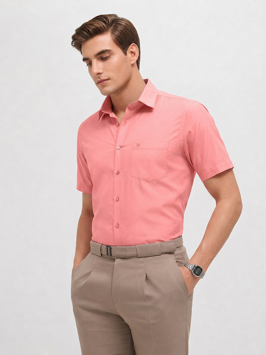 solid formal shirt