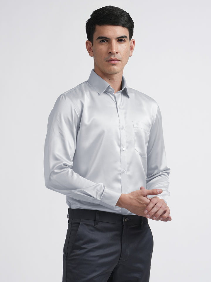 steel grey shirt
