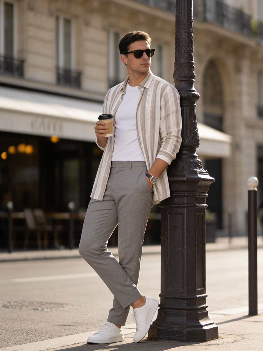 stripes casual shirt