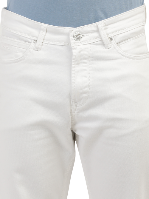White Denim Core Trousers