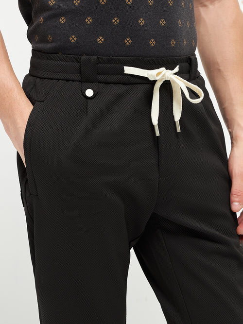 Black Casual Traveler Trousers