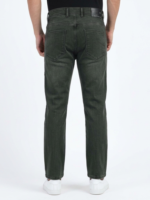 Military Green Denim Trousers