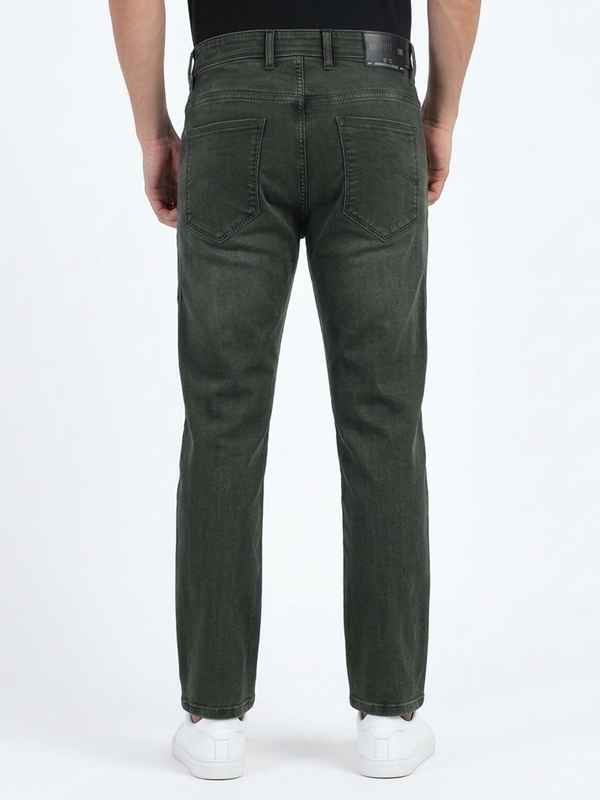 Military Green Denim Trousers