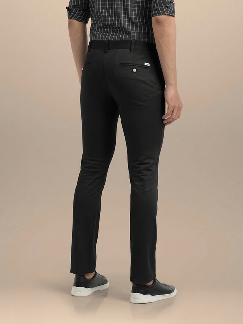Black Casual Core Trousers